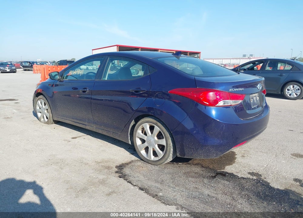 2012 HYUNDAI ELANTRA LIMITED VIN: 5NPDH4AE3CH132219