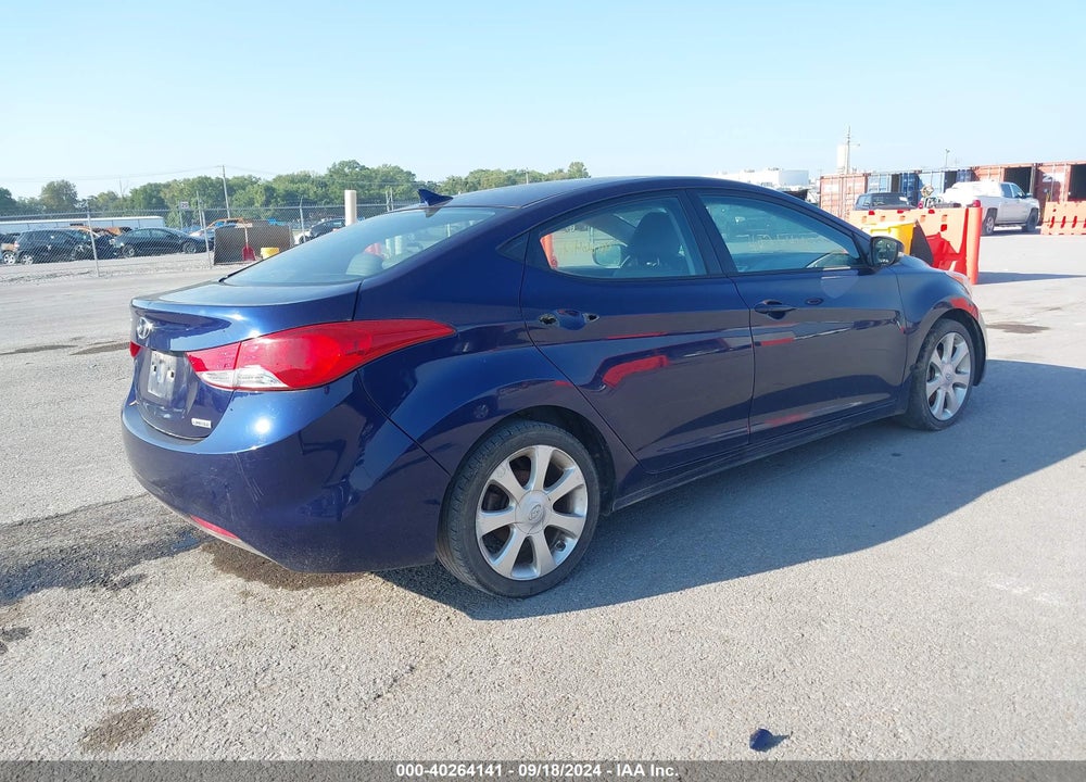 2012 HYUNDAI ELANTRA LIMITED VIN: 5NPDH4AE3CH132219