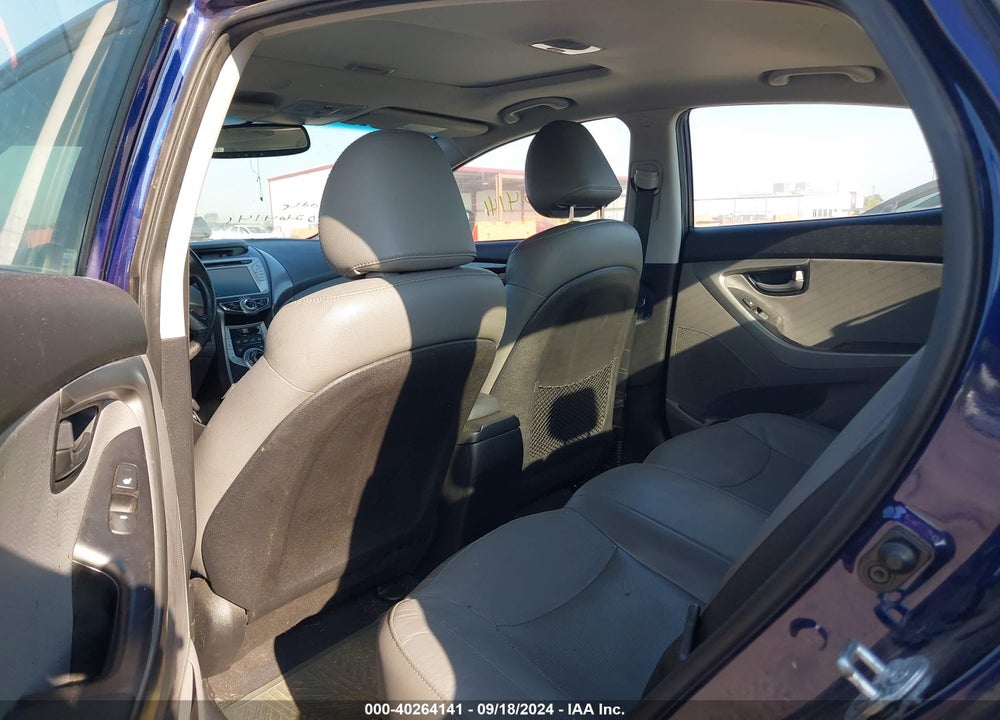 2012 HYUNDAI ELANTRA LIMITED VIN: 5NPDH4AE3CH132219