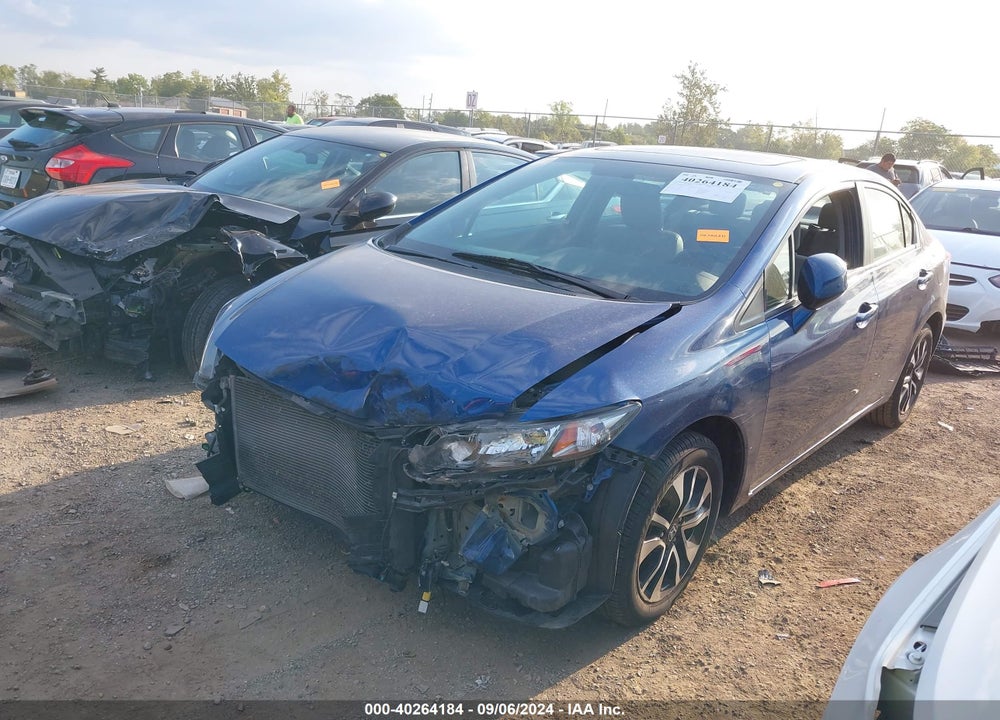2013 HONDA CIVIC EX-L VIN: 19XFB2F97DE264853