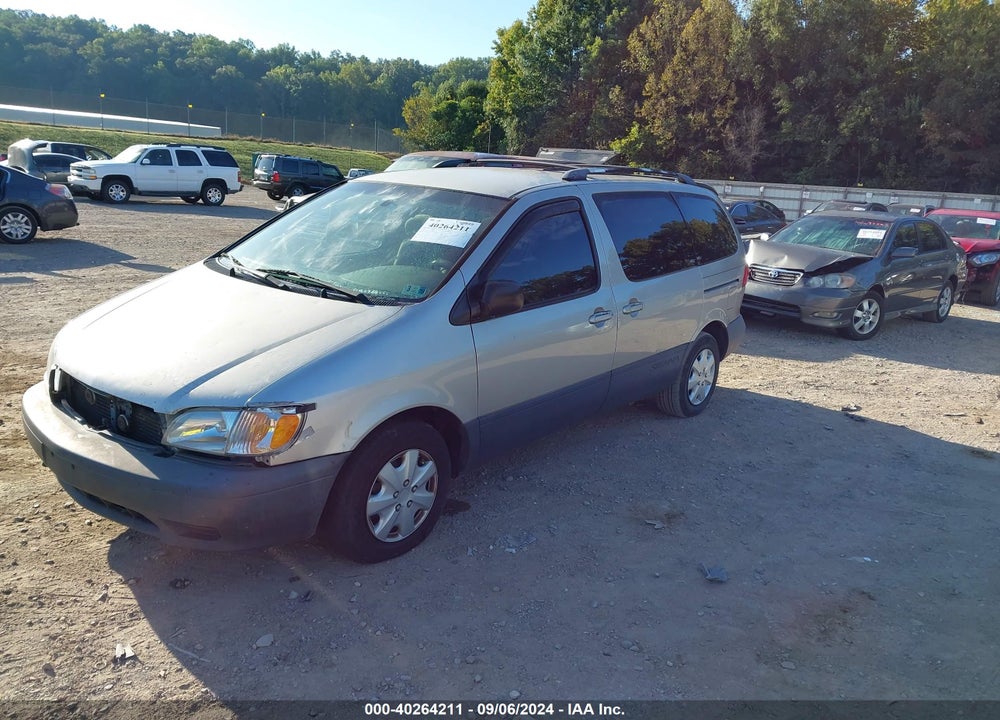 2001 TOYOTA SIENNA VIN: 4T3ZF13C91U360401