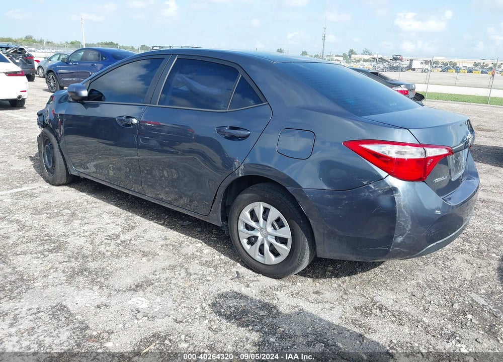 2016 TOYOTA COROLLA L VIN: 2T1BURHE3GC580698