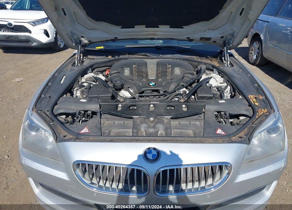 2013 BMW 650I GRAN COUPE VIN: WBA6B2C50DD128127