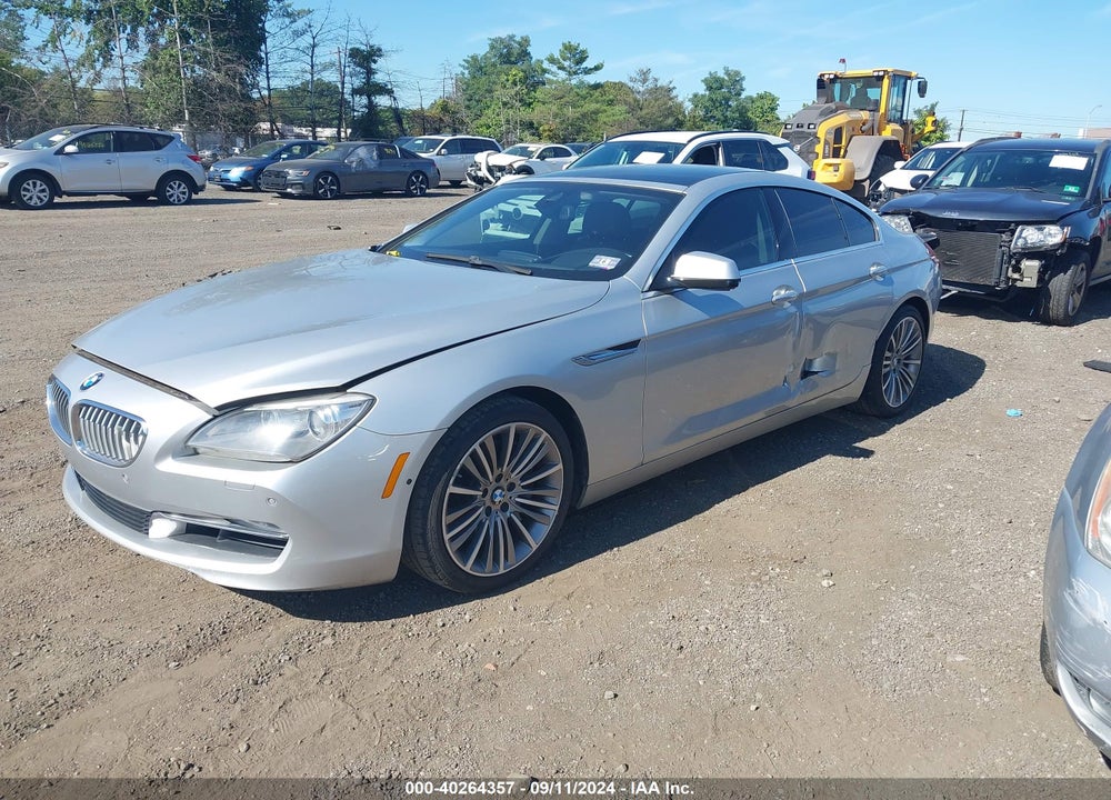 2013 BMW 650I GRAN COUPE VIN: WBA6B2C50DD128127