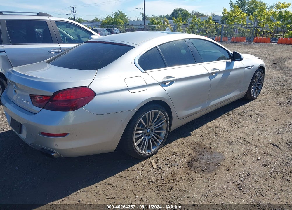 2013 BMW 650I GRAN COUPE VIN: WBA6B2C50DD128127
