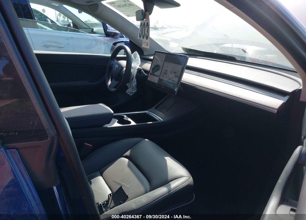 2021 TESLA MODEL Y LONG RANGE DUAL MOTOR ALL-WHEEL DRIVE VIN: 5YJYGDEE1MF241325