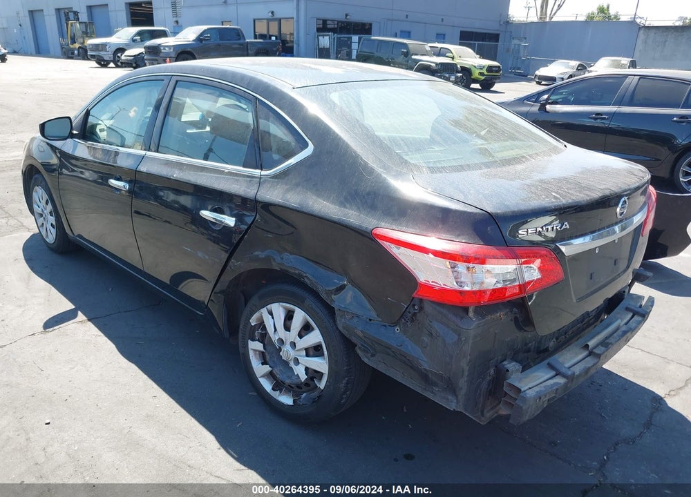 2015 NISSAN SENTRA S VIN: 3N1AB7AP6FY298168