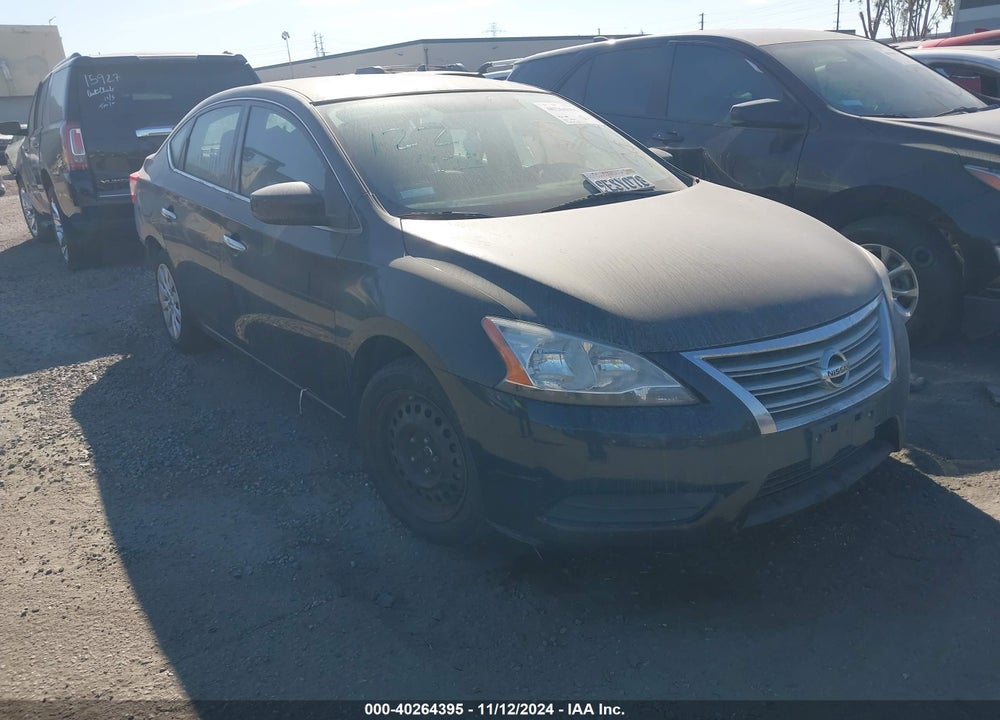 2015 NISSAN SENTRA S VIN: 3N1AB7AP6FY298168