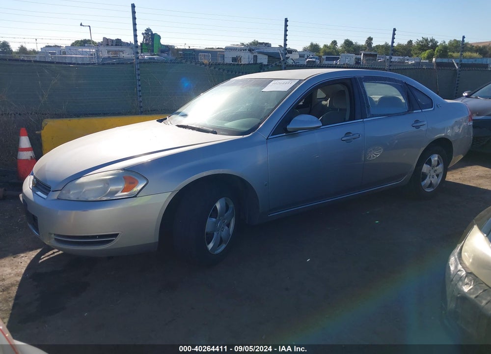 2008 CHEVROLET IMPALA LS VIN: 2G1WB58K389288369