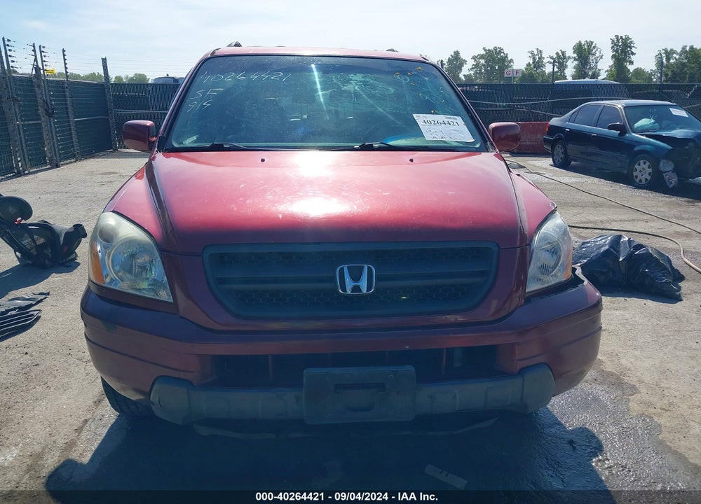 2005 HONDA PILOT EX-L VIN: 5FNYF185X5B003603