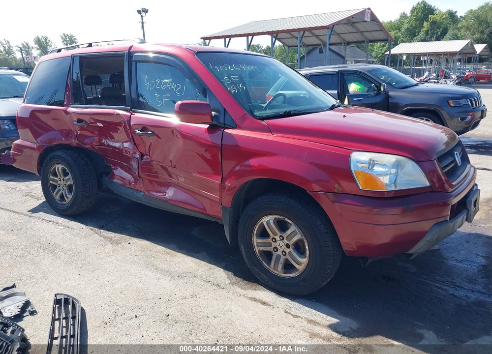 2005 HONDA PILOT EX-L VIN: 5FNYF185X5B003603