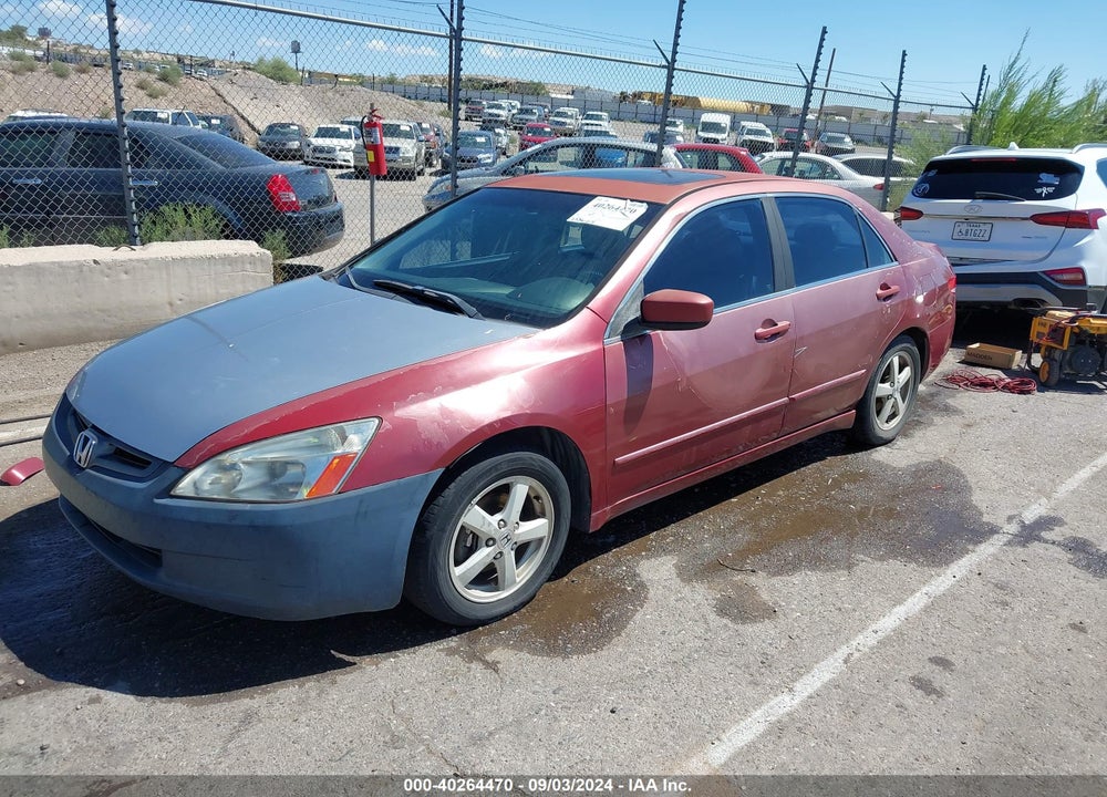 2003 HONDA ACCORD 2.4 EX VIN: JHMCM56723C037717