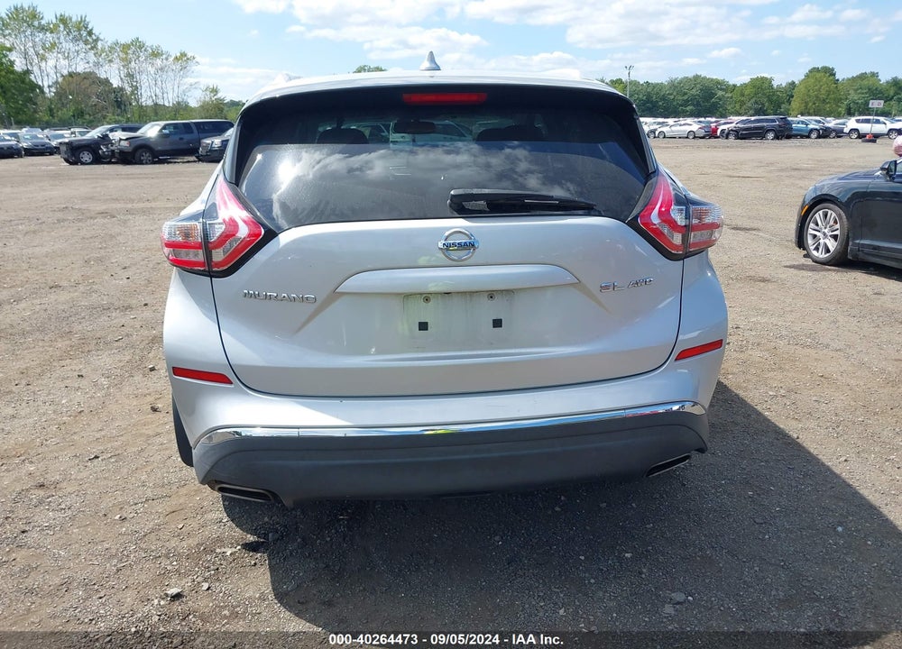 2016 NISSAN MURANO SL VIN: 5N1AZ2MH8GN155216