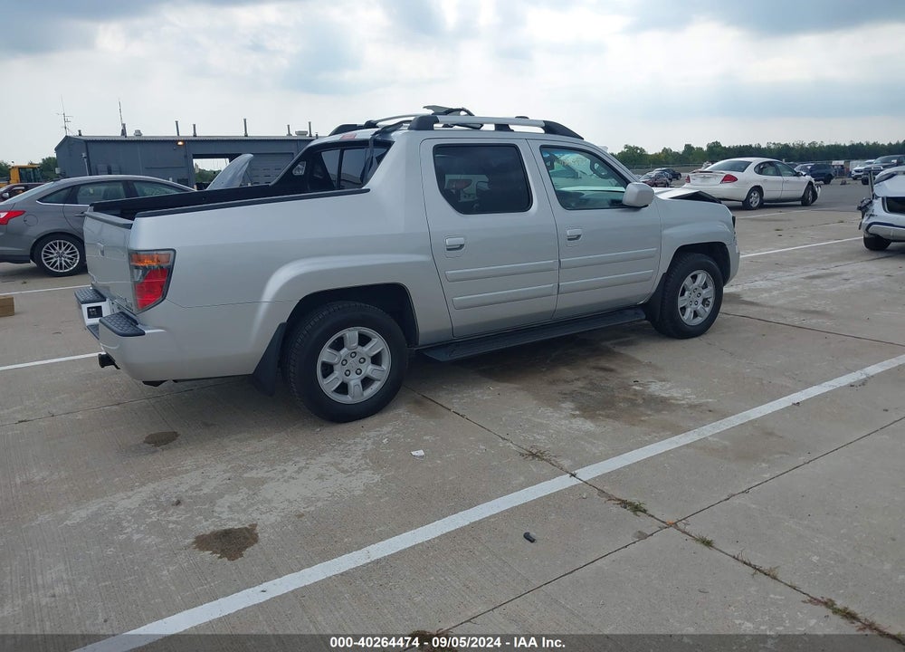 2006 HONDA RIDGELINE RTL VIN: 2HJYK16526H503633