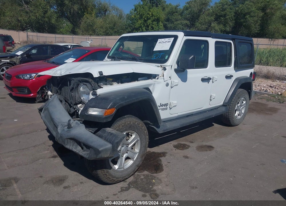 2019 JEEP WRANGLER UNLIMITED SPORT S 4X4 VIN: 1C4HJXDN8KW668563