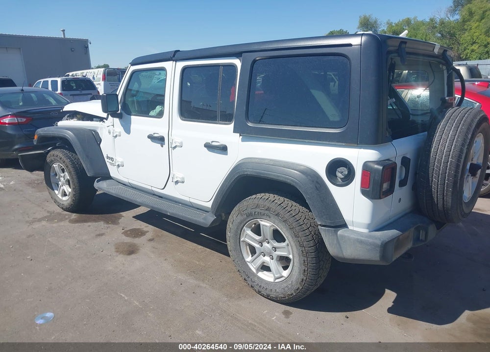 2019 JEEP WRANGLER UNLIMITED SPORT S 4X4 VIN: 1C4HJXDN8KW668563