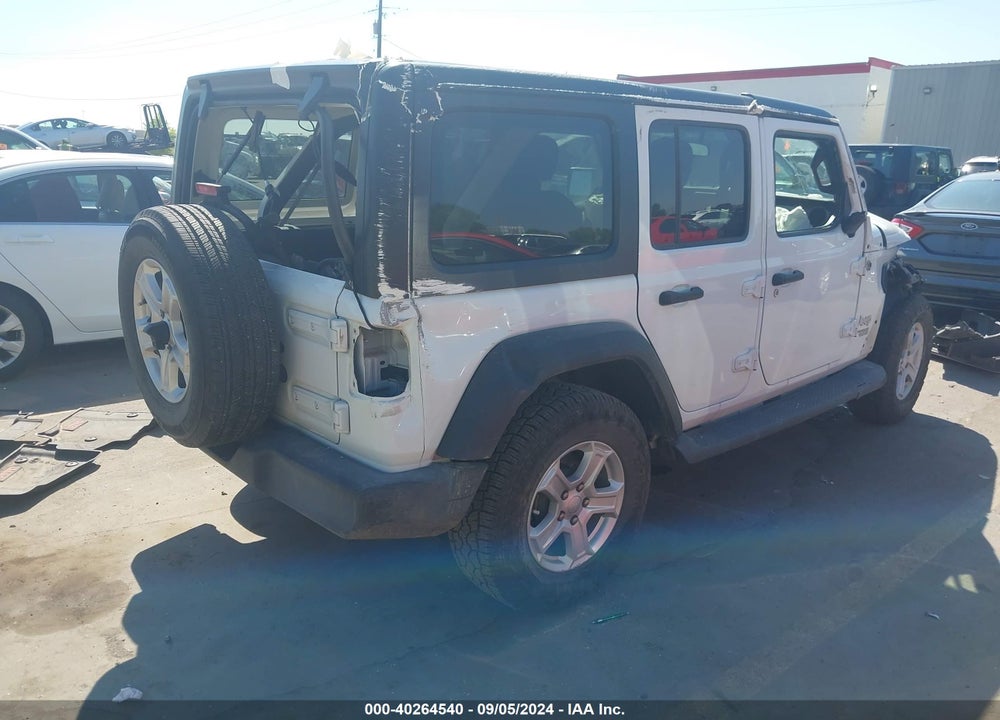 2019 JEEP WRANGLER UNLIMITED SPORT S 4X4 VIN: 1C4HJXDN8KW668563