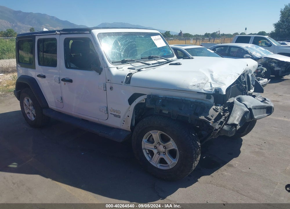 2019 JEEP WRANGLER UNLIMITED SPORT S 4X4 VIN: 1C4HJXDN8KW668563