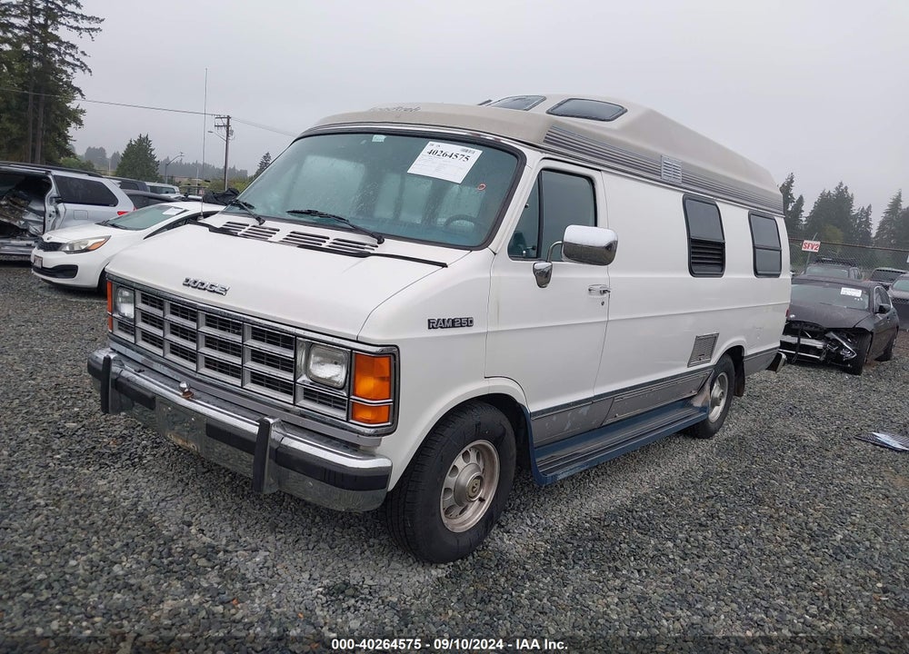 1992 DODGE RAM VAN B250 VIN: 2B7HB21Y2NK110325