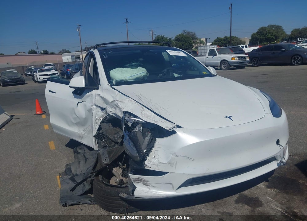 2021 TESLA MODEL Y LONG RANGE DUAL MOTOR ALL-WHEEL DRIVE VIN: 5YJYGDEE8MF095697