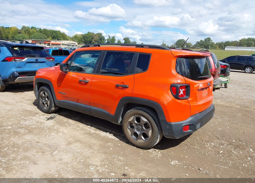 2017 JEEP RENEGADE SPORT FWD VIN: ZACCJAAB5HPF18868