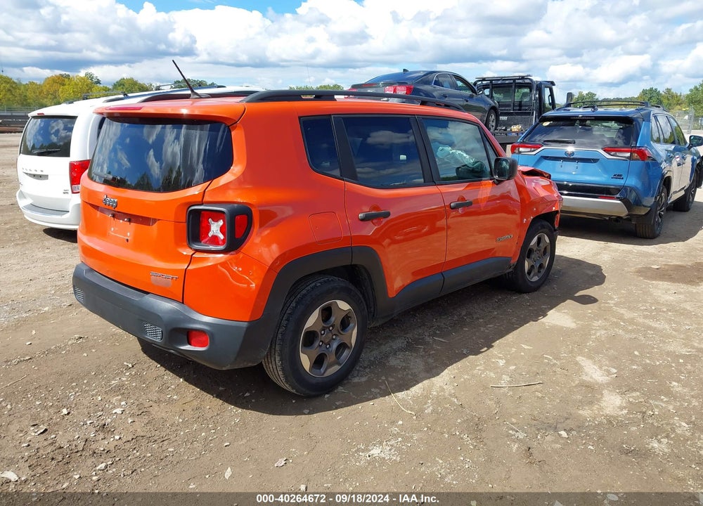 2017 JEEP RENEGADE SPORT FWD VIN: ZACCJAAB5HPF18868