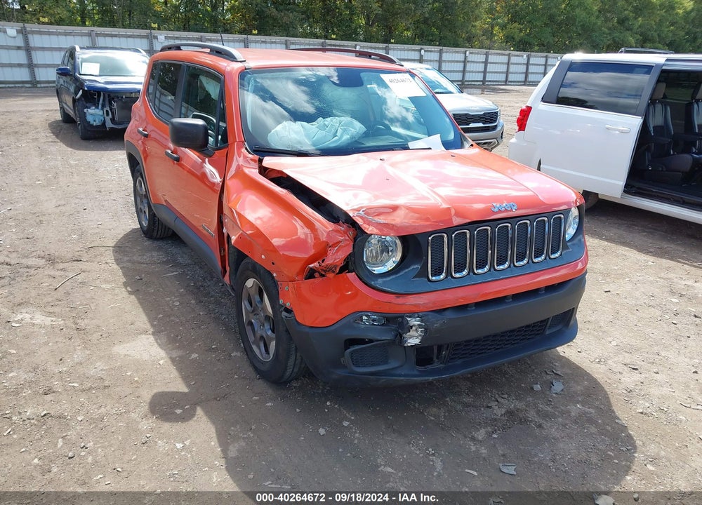 2017 JEEP RENEGADE SPORT FWD VIN: ZACCJAAB5HPF18868