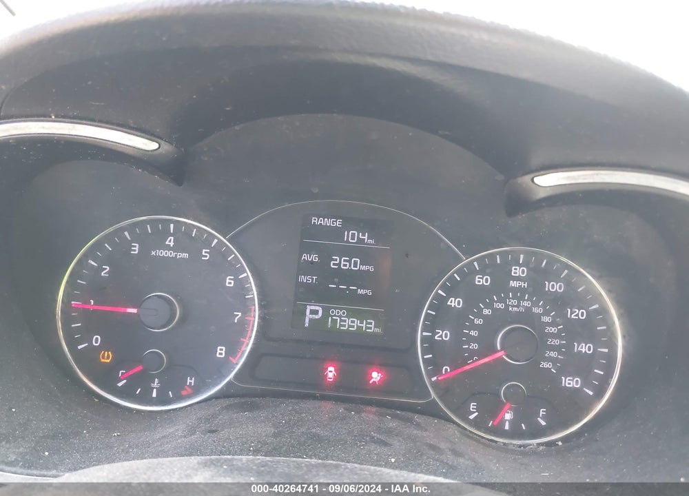 2014 KIA FORTE LX VIN: KNAFX4A61E5099886