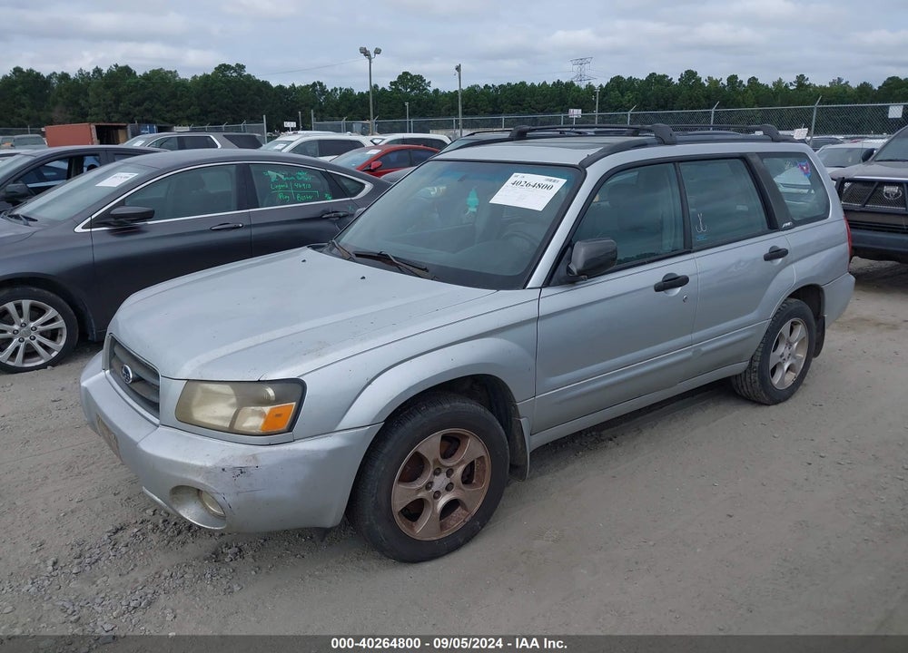 2003 SUBARU FORESTER VIN: JF1SG65603H748831