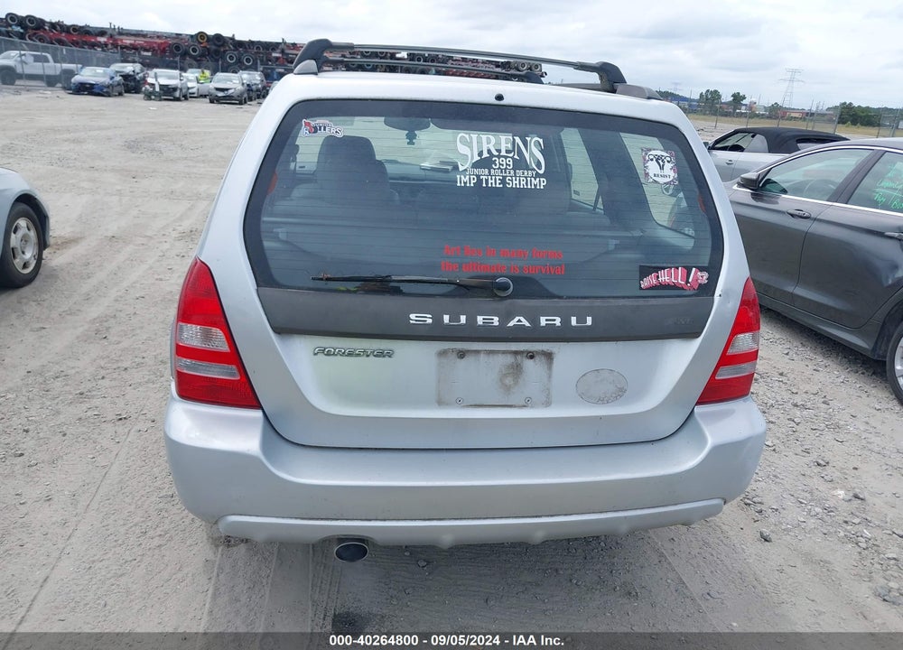 2003 SUBARU FORESTER VIN: JF1SG65603H748831