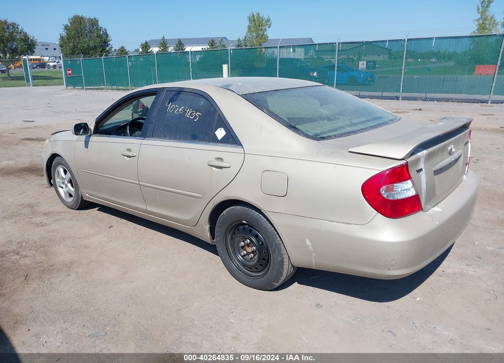 2002 TOYOTA CAMRY SE V6 VIN: 4T1BF30K62U519569