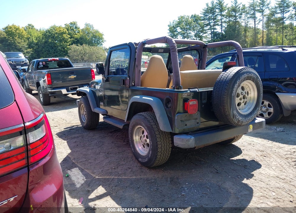 1997 JEEP WRANGLER SPORT VIN: 1J4FY19S2VP426648