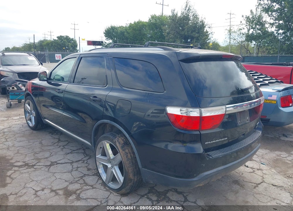 2012 DODGE DURANGO CREW VIN: 1C4RDHDG4CC241399