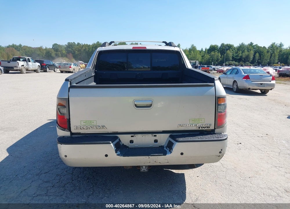 2006 HONDA RIDGELINE RTL VIN: 2HJYK16566H500332