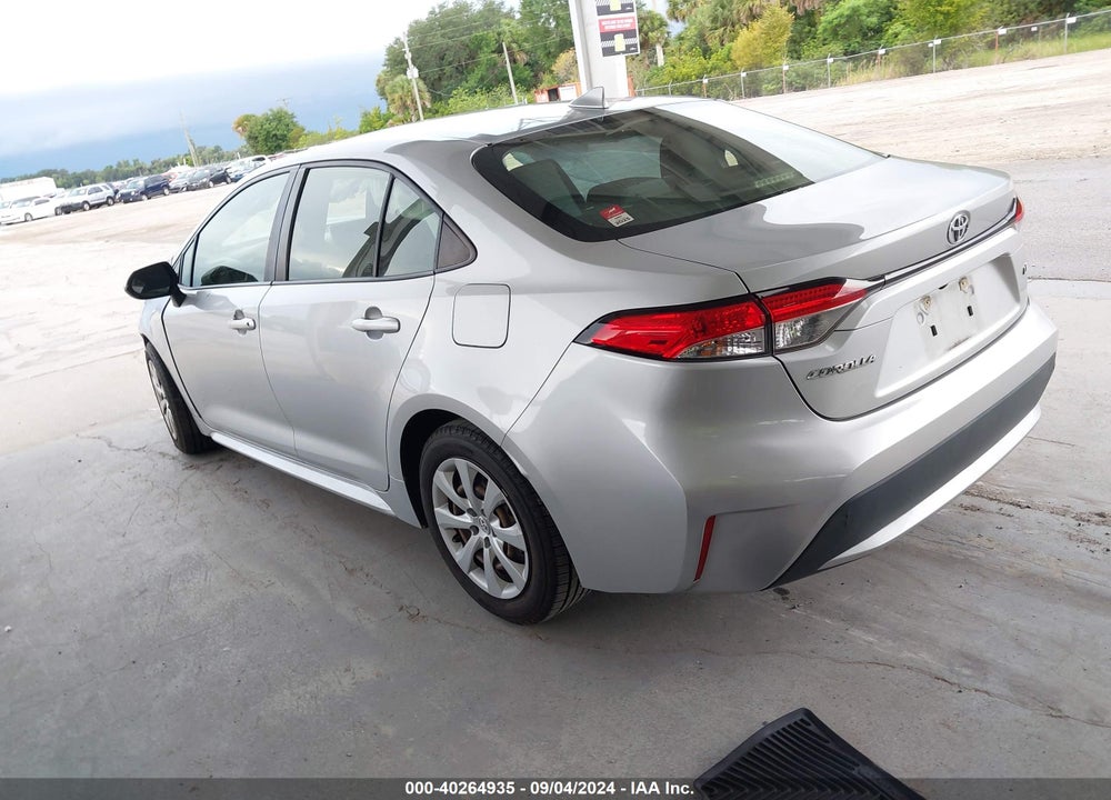 2020 TOYOTA COROLLA LE VIN: JTDEPRAE4LJ051922
