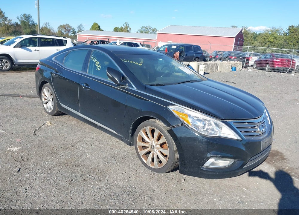 2012 HYUNDAI AZERA VIN: KMHFH4JG5CA166725