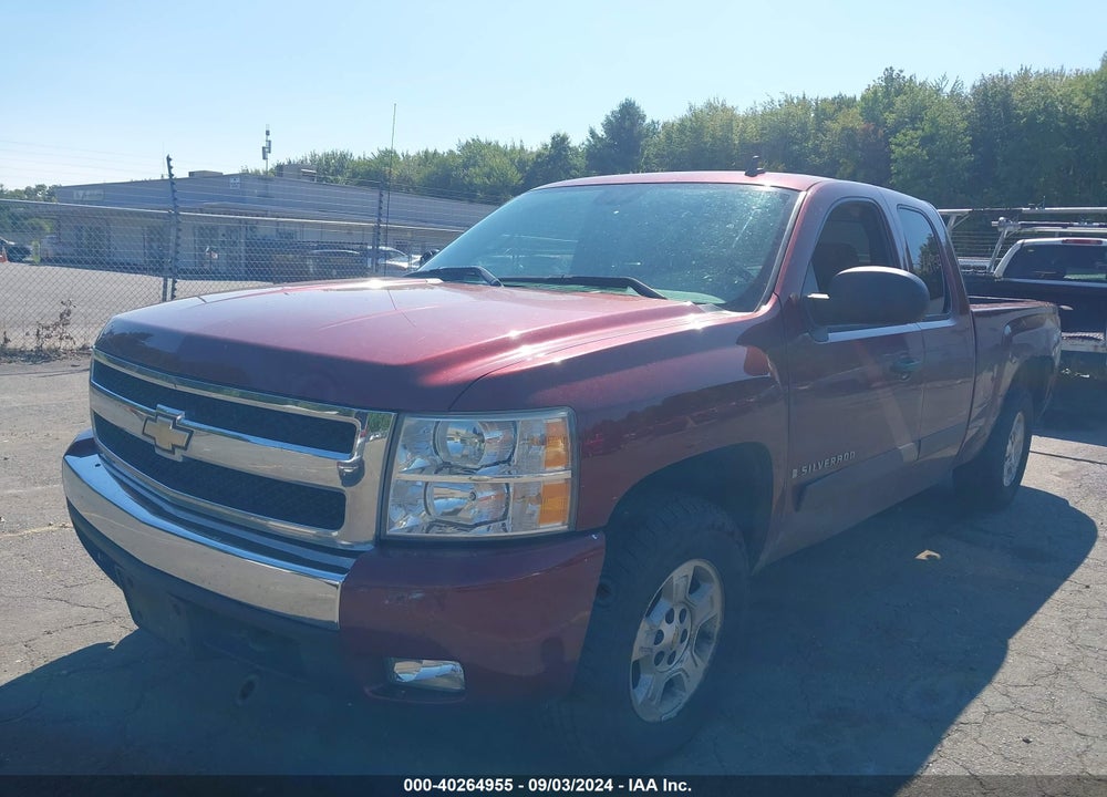 2008 CHEVROLET SILVERADO 1500 LT2 VIN: 2GCEK19J081101203