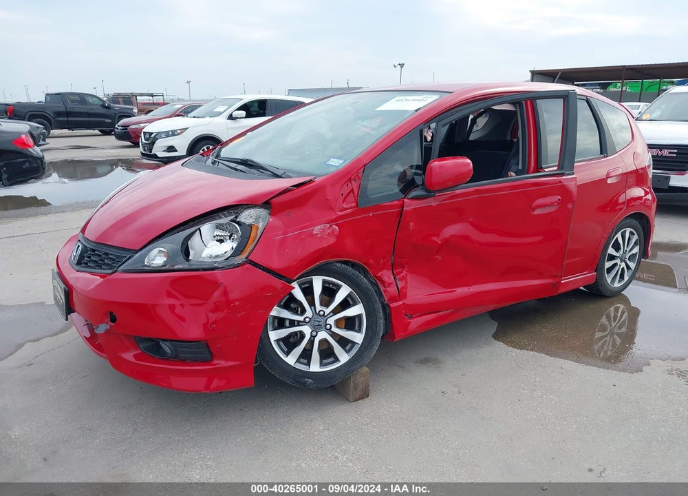 2013 HONDA FIT SPORT VIN: JHMGE8H68DC078780