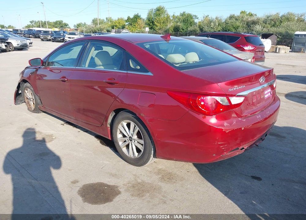 2013 HYUNDAI SONATA GLS VIN: 5NPEB4AC3DH701219