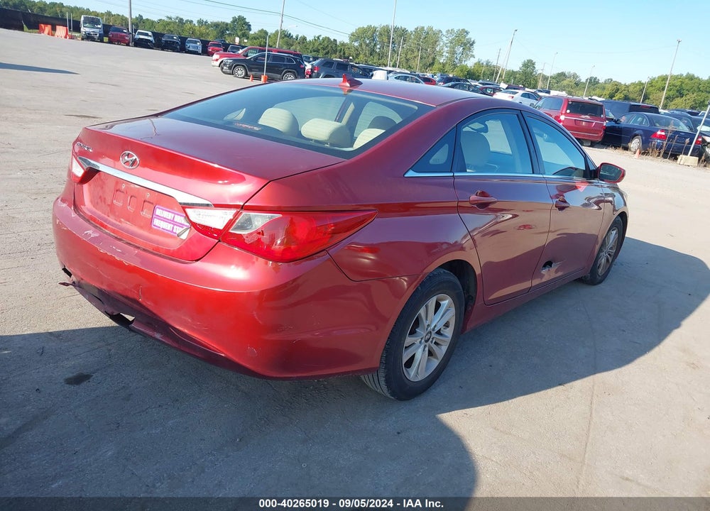 2013 HYUNDAI SONATA GLS VIN: 5NPEB4AC3DH701219