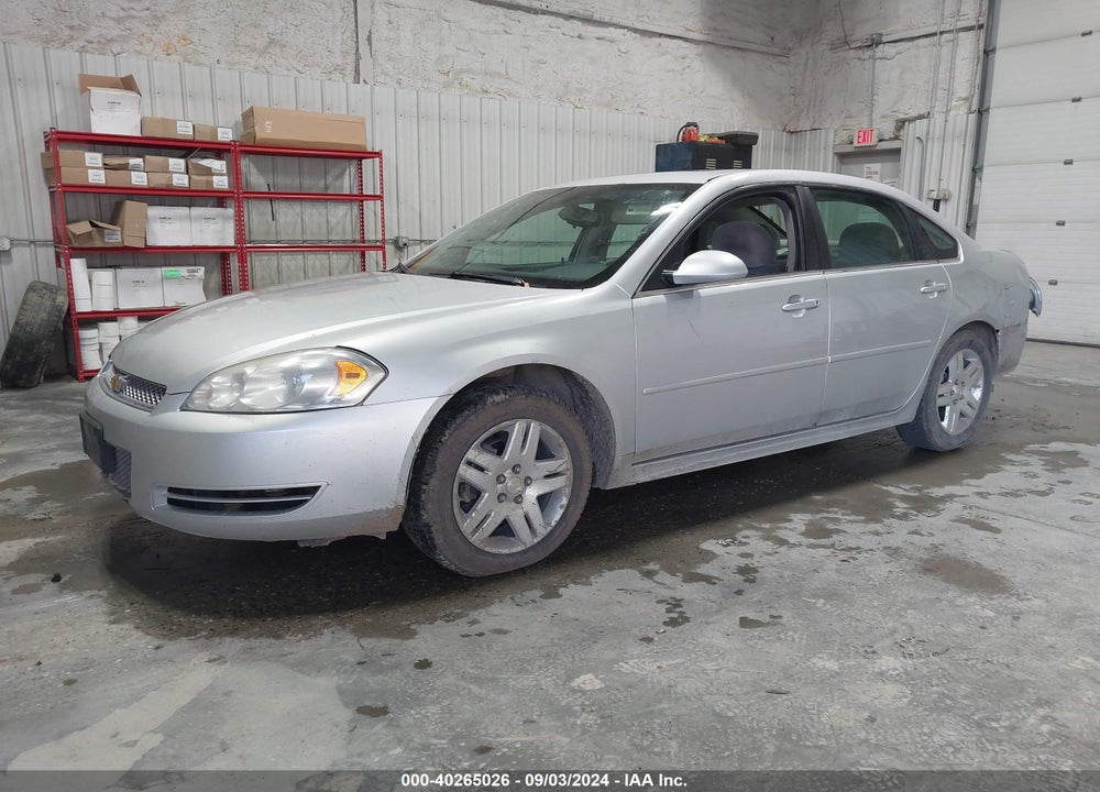 2012 CHEVROLET IMPALA LT VIN: 2G1WG5E30C1276413