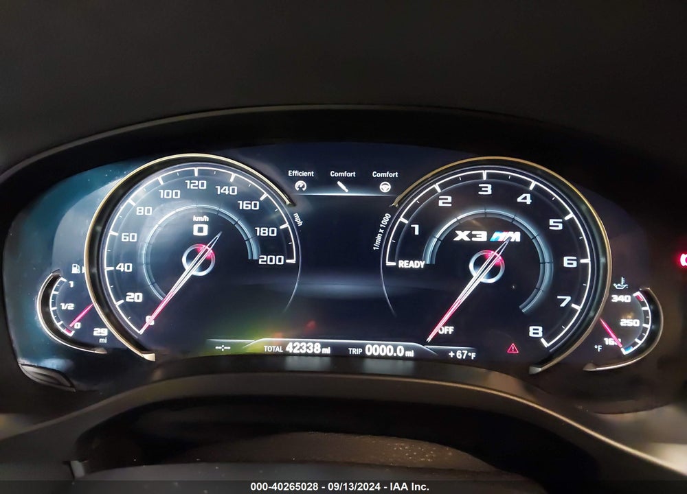 2020 BMW X3 M COMPETITION VIN: 5YMTS0C09L9B30128