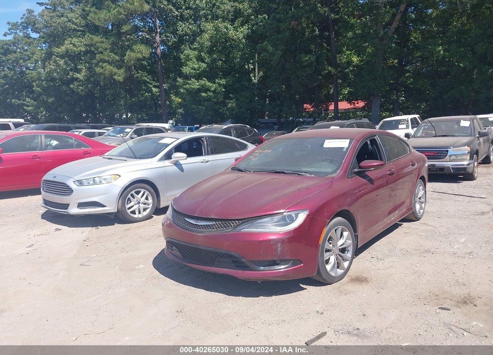 2016 CHRYSLER 200 VIN: 1C3CCCBG2GN100229