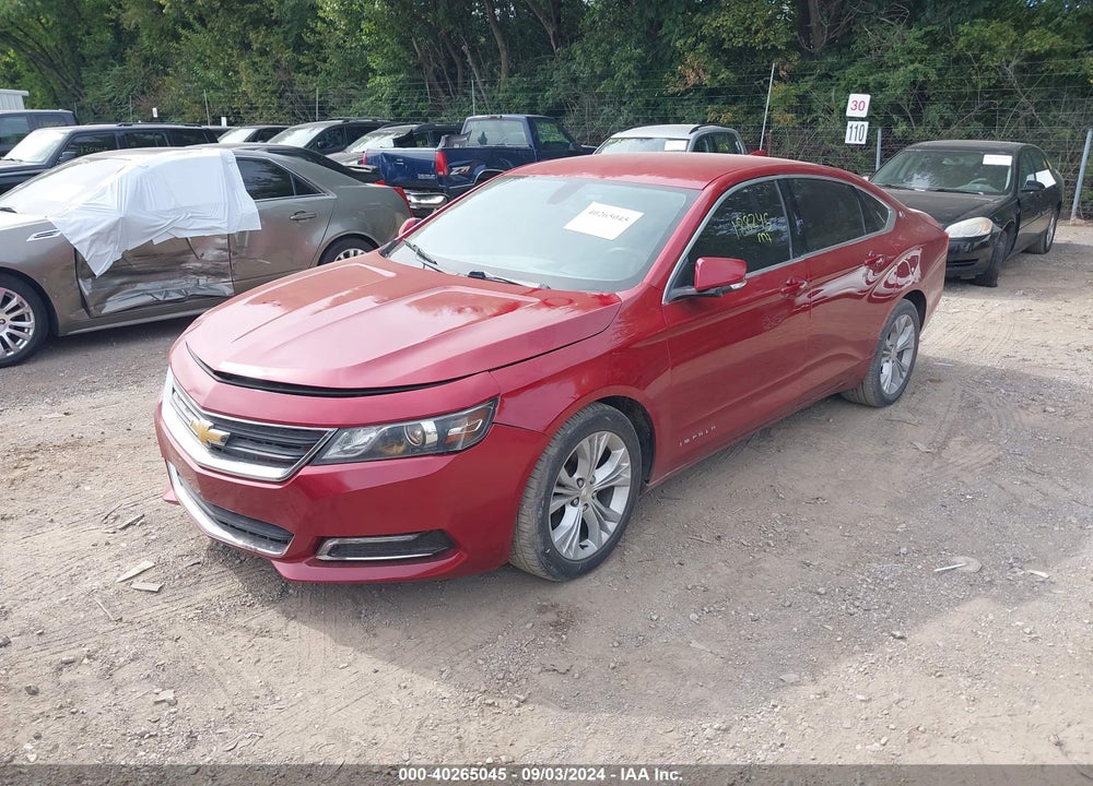 2015 CHEVROLET IMPALA 2LT VIN: 2G1125S33F9239729