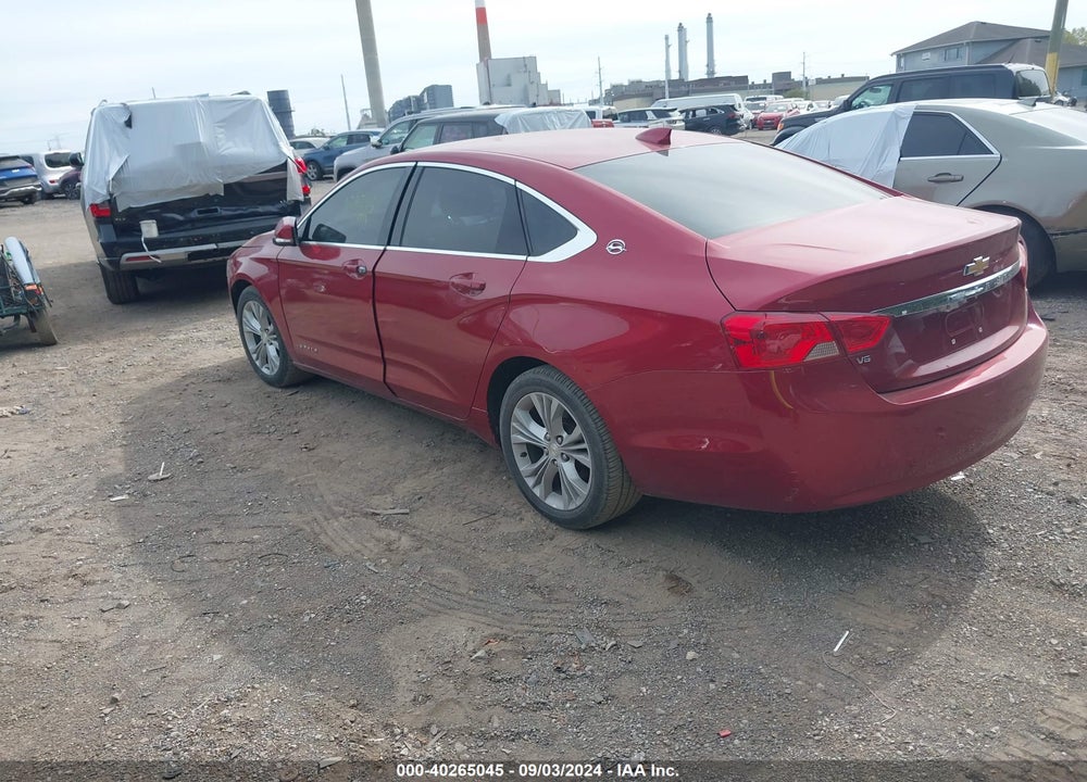 2015 CHEVROLET IMPALA 2LT VIN: 2G1125S33F9239729