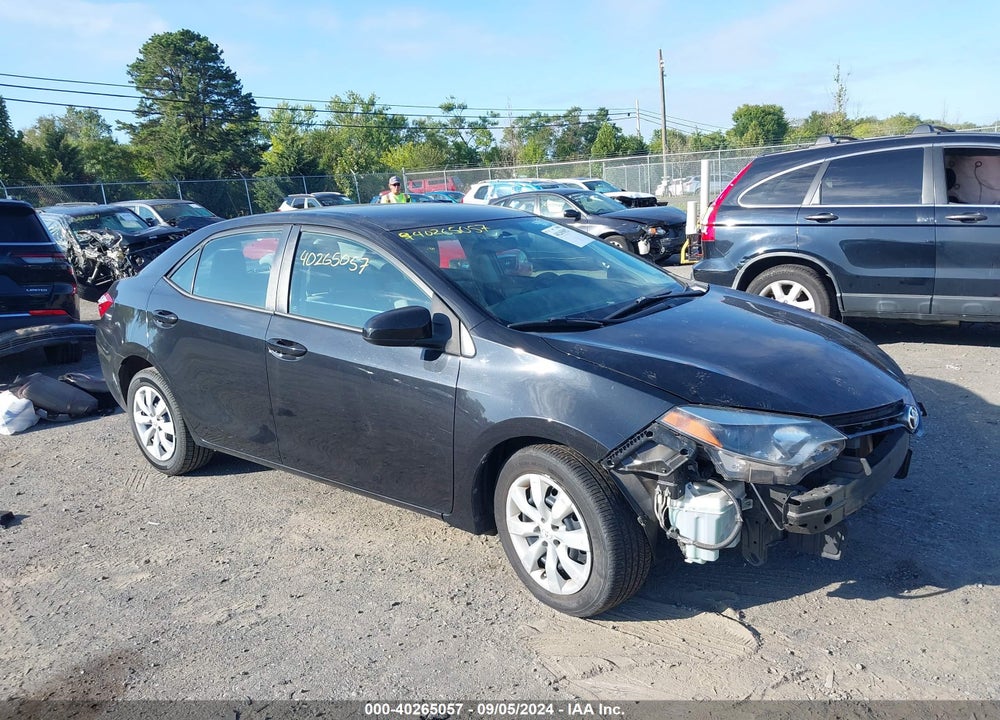 2016 TOYOTA COROLLA LE VIN: 2T1BURHE6GC526764