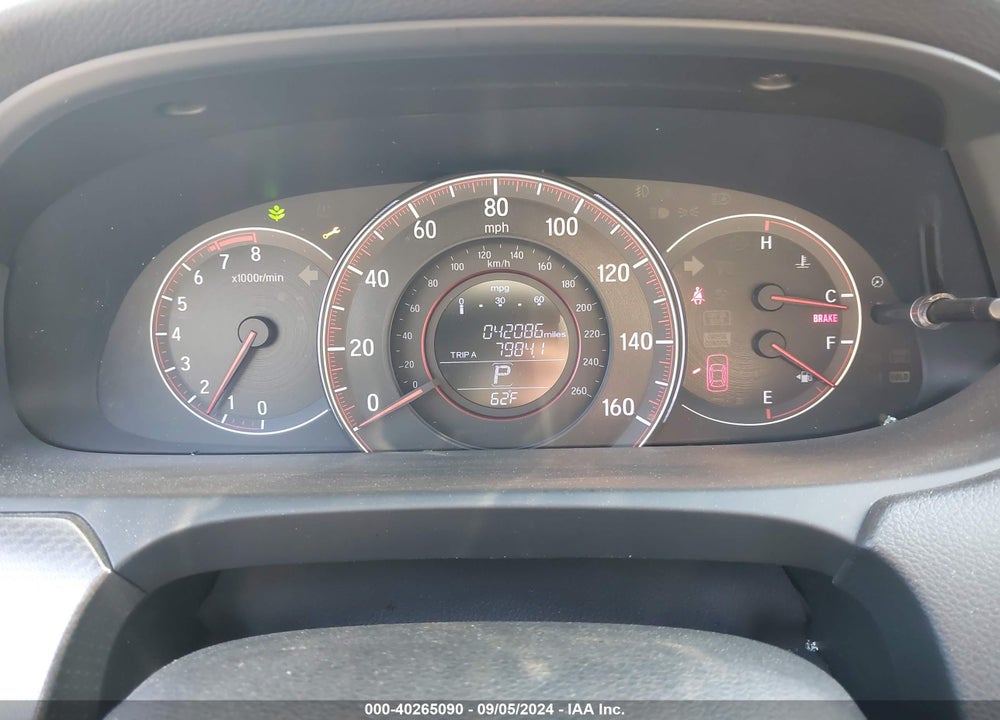 2016 HONDA ACCORD EX-L VIN: 1HGCT1B87GA001312