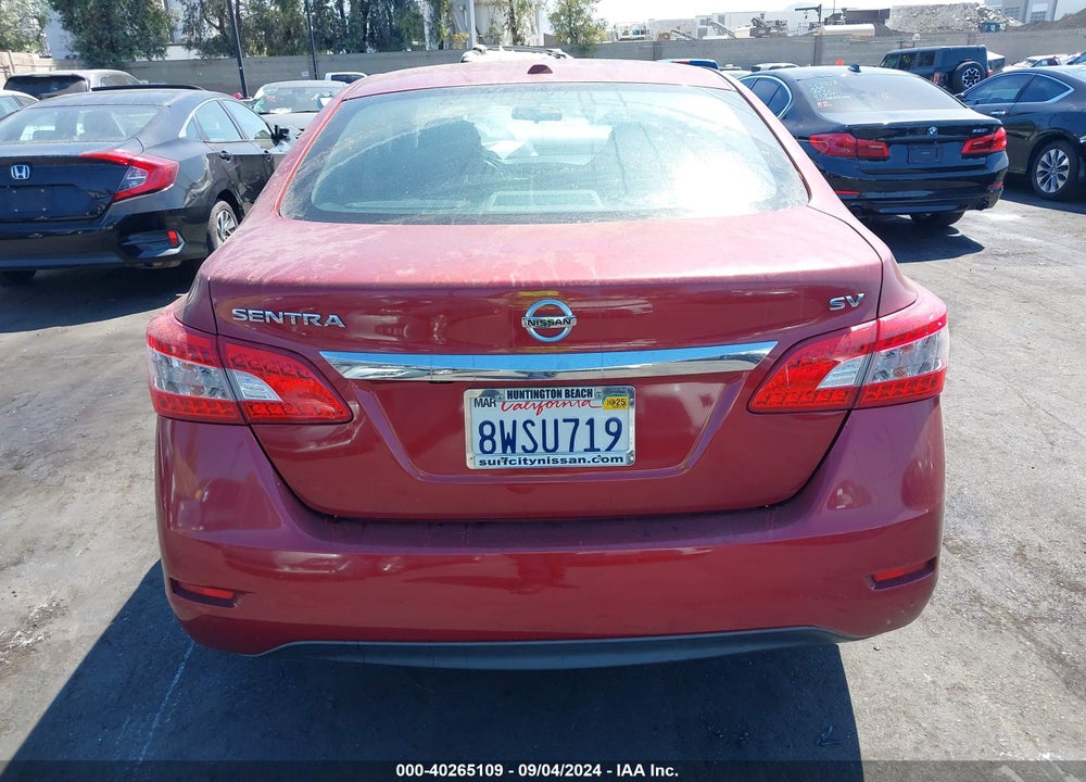 2015 NISSAN SENTRA FE+ S/S/SL/SR/SV VIN: 3N1AB7AP9FL653198