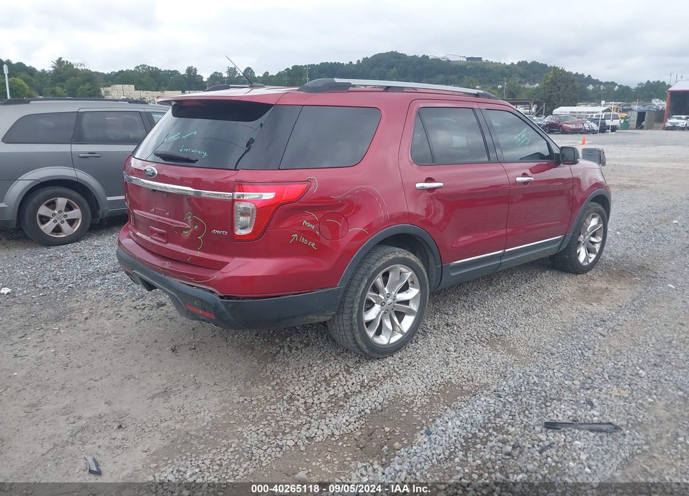 2013 FORD EXPLORER XLT VIN: 1FM5K8D89DGA65713