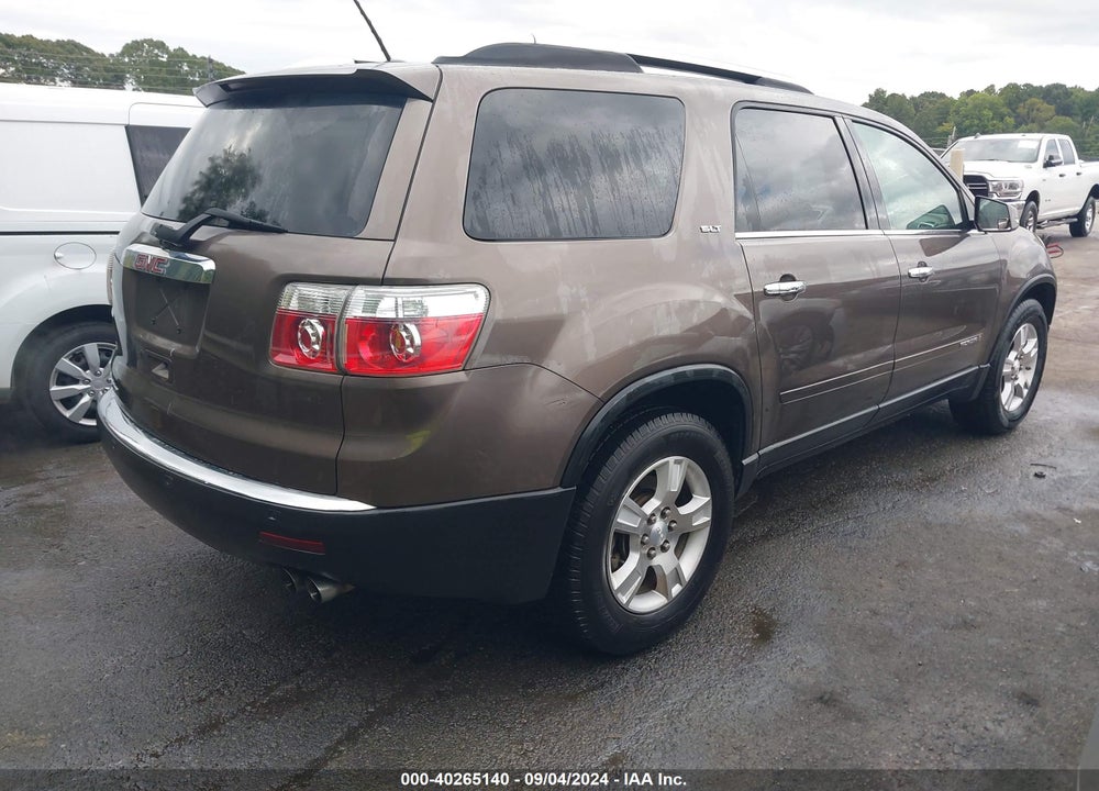 2008 GMC ACADIA SLT-2 VIN: 1GKER337X8J278534